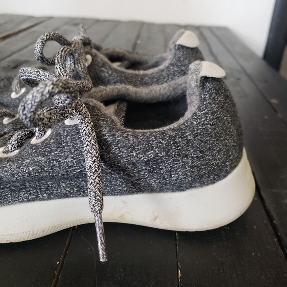 Allbirds Women's 7 Merino Wool Navy Blue Grey Shoes Sneakers Lightweight Running - Picture 10 of 10